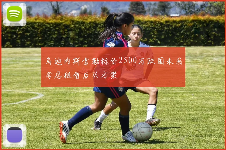 乌迪内斯索勒标价2500万欧国米或考虑租借后买方案